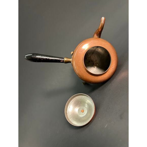 VTG Copper & Brass Mini Teapot or Tea light Warmer, diffuser Made in Sweden - Picture 5 of 8